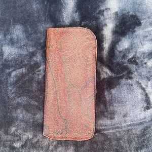 ETRO Milano paisley print eyeglasses case